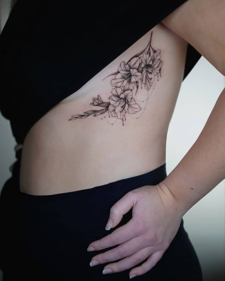 20 Gladiolus Flower Tattoo Designs That Will Bloom on Your Skin