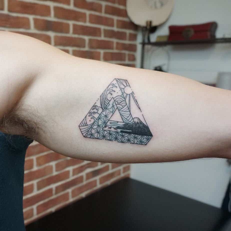 20 Mind-Bending Penrose Triangle Tattoo Ideas That Will Twist Your Mind