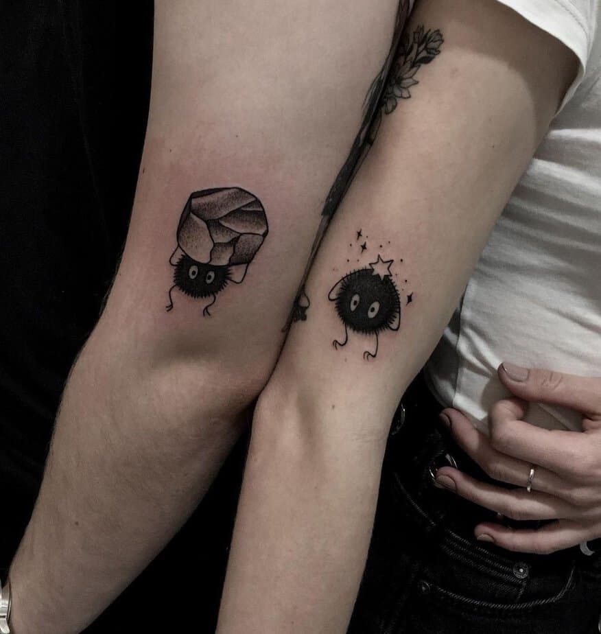 The 20 Cutest Soot Sprite Tattoo Designs For Hardcore Ghibli Fans