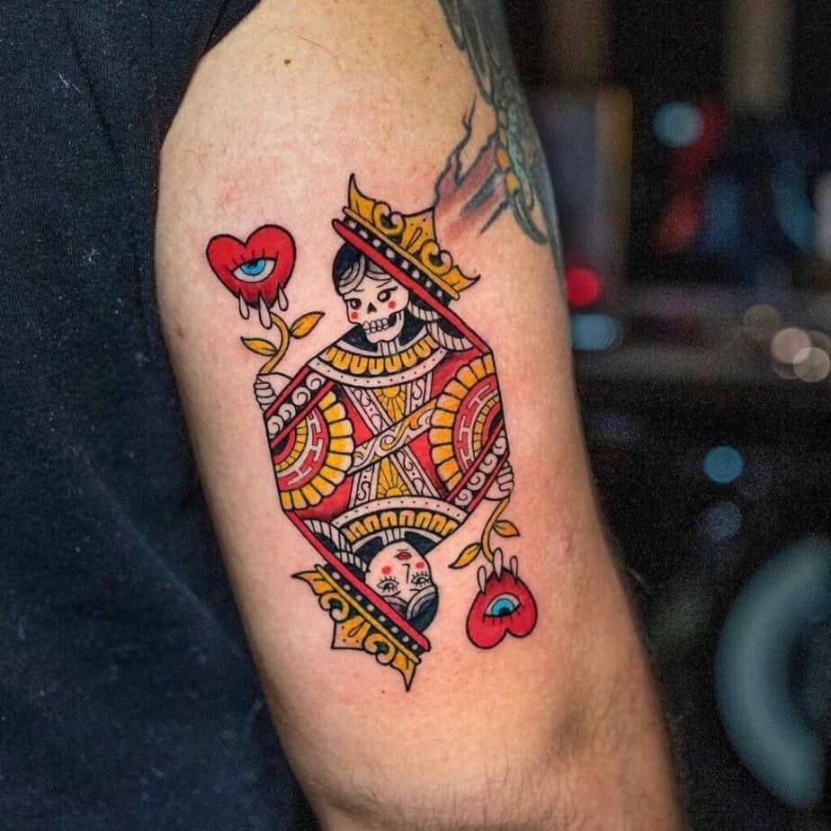 20 Amazing Card Tattoos That8217ll Ace Any Ink Appointment 13