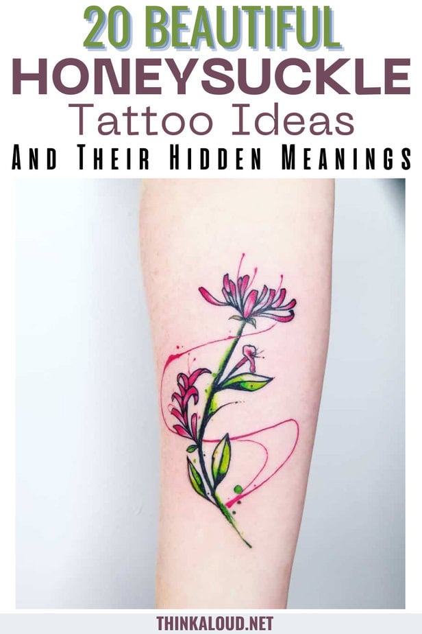 20 Beautiful Honeysuckle Tattoo Ideas And Their Hidden Meanings