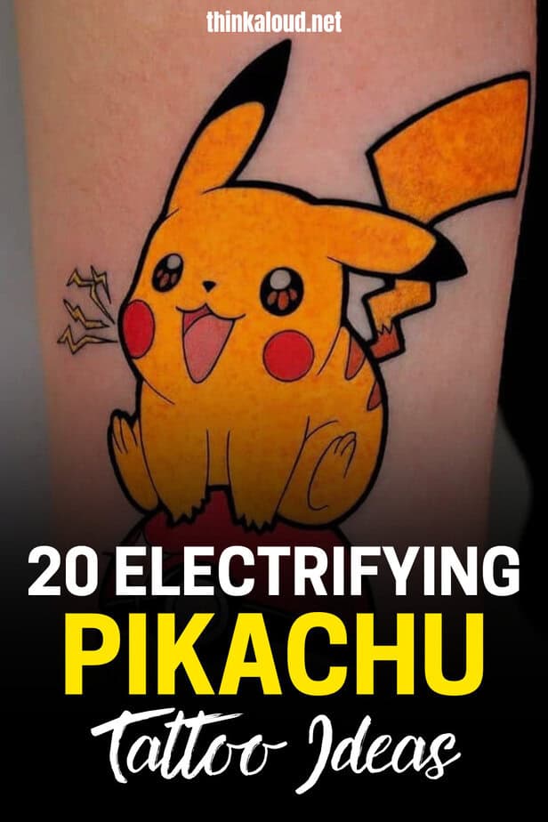 20 Electrifying Pikachu Tattoo Ideas