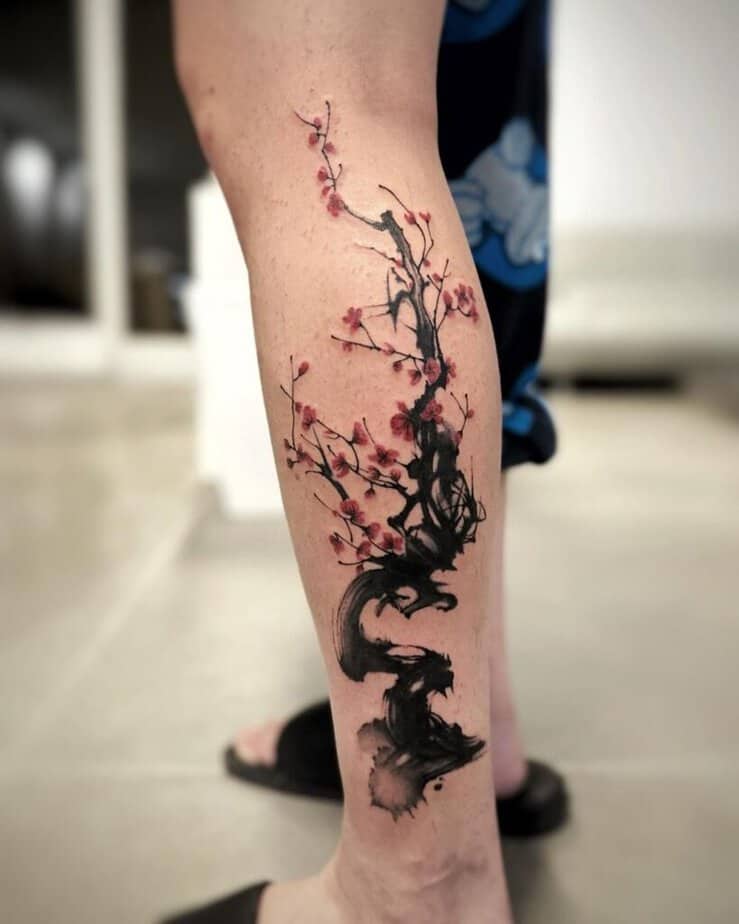 20 Impressive Calf Tattoo Ideas For A Walk With Confidence 17