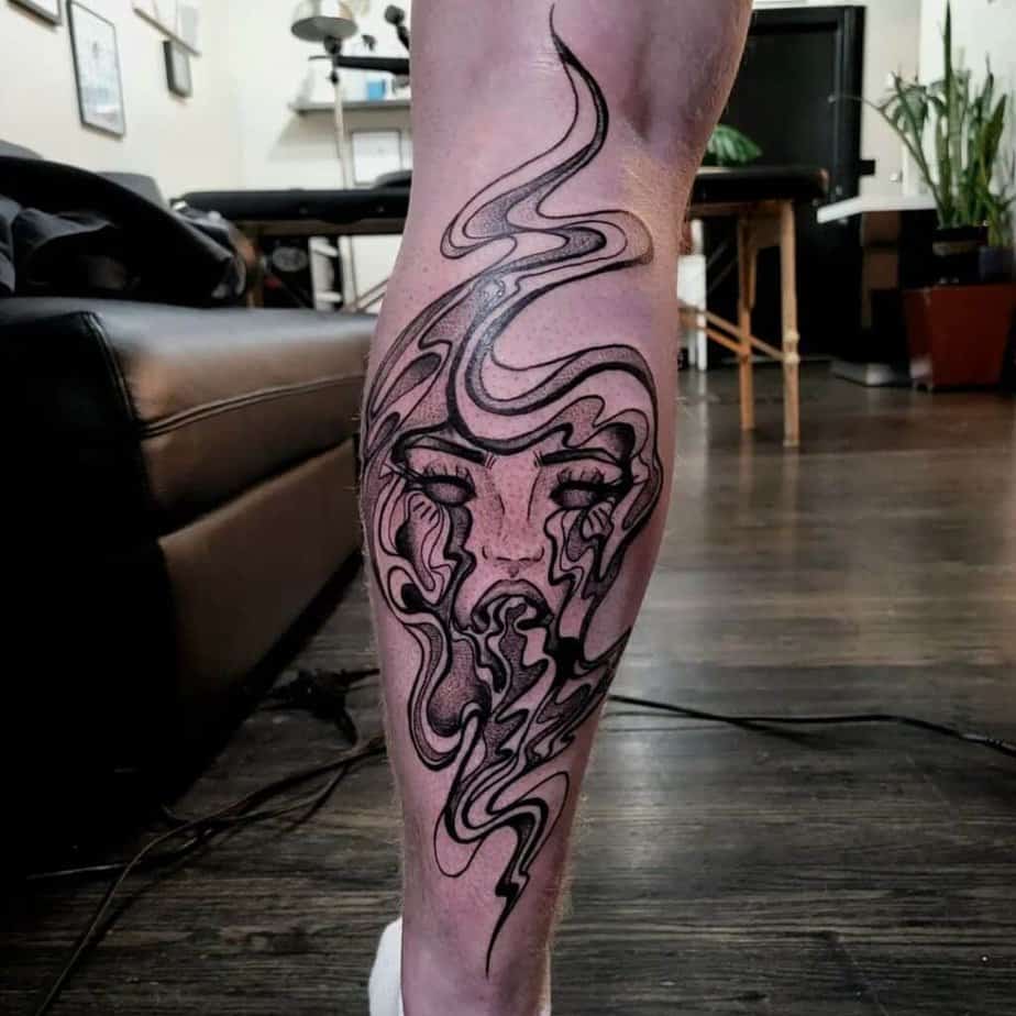 20 Impressive Calf Tattoo Ideas For A Walk With Confidence 3