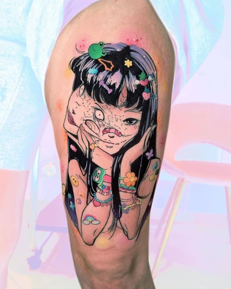 20. Colorful chaos meets Tomie