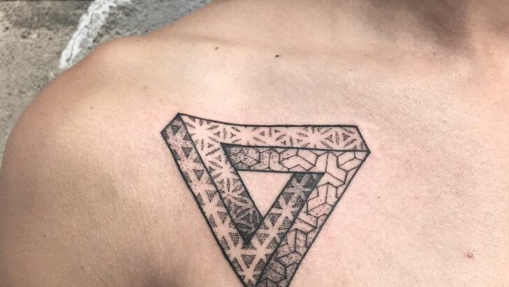 20 Mind-Bending Penrose Triangle Tattoo Ideas That Will Twist Your Mind