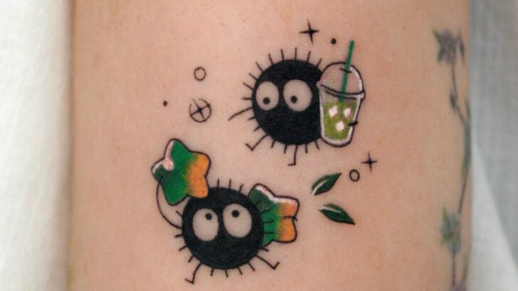 The 20 Cutest Soot Sprite Tattoo Designs For Hardcore Ghibli Fans