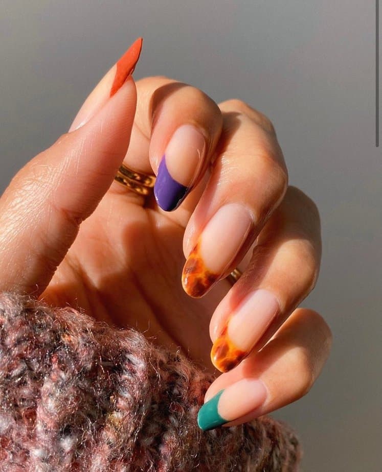 Show Your True Colors With These 40 Multi-Colored Nail Ideas