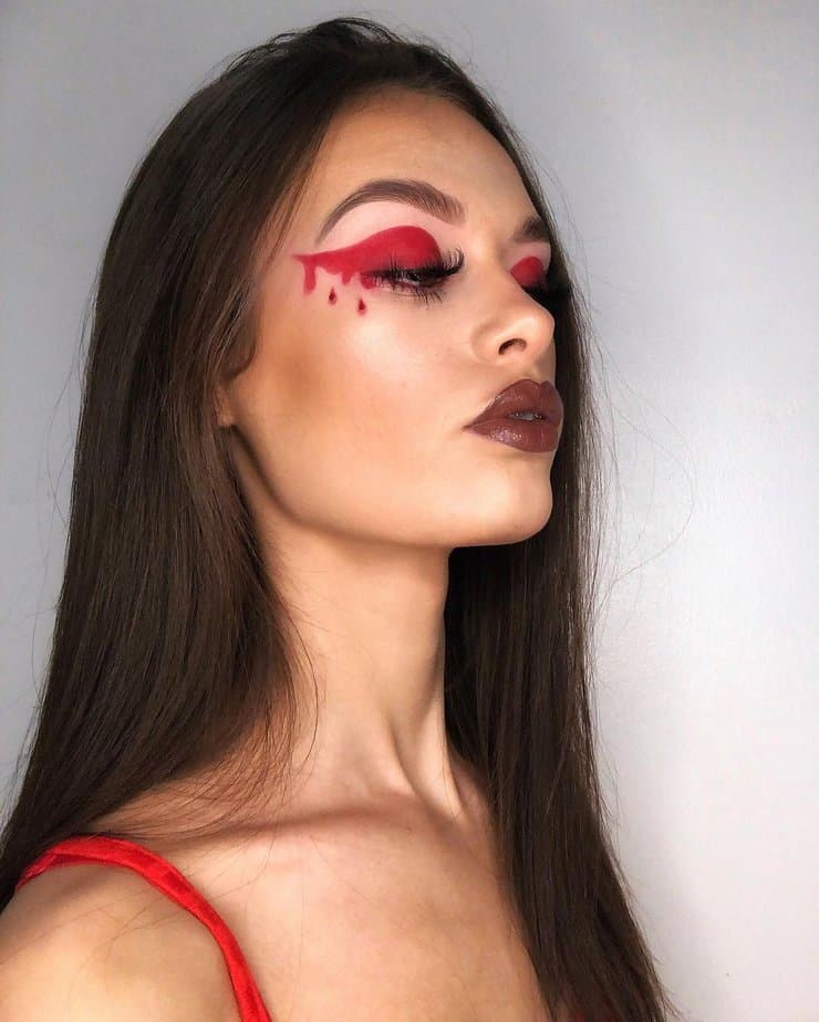 28. Blood drip beauty