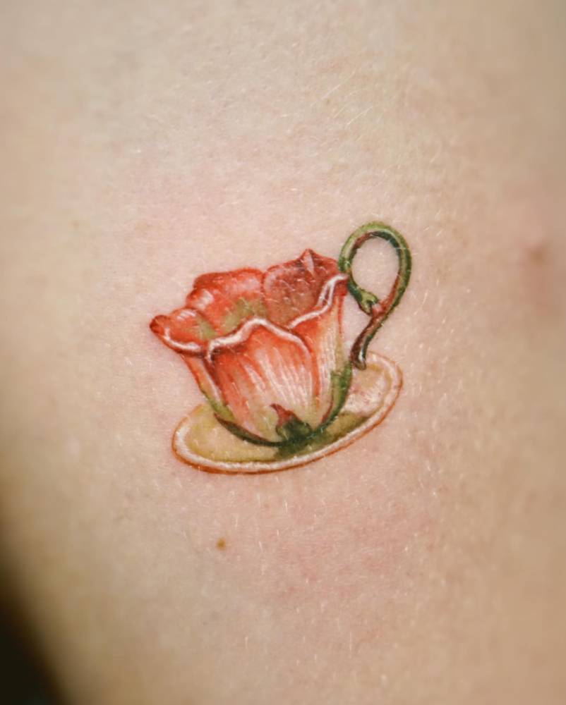 The 20 Most Tea-rrific Teacup Tattoo Ideas On The Internet