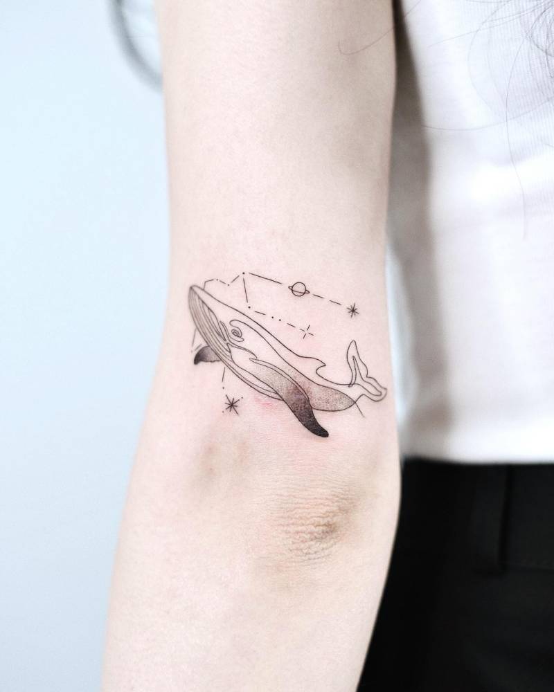 Shoot For The Stars With These 20 Amazing Aquarius Tattoo Ideas