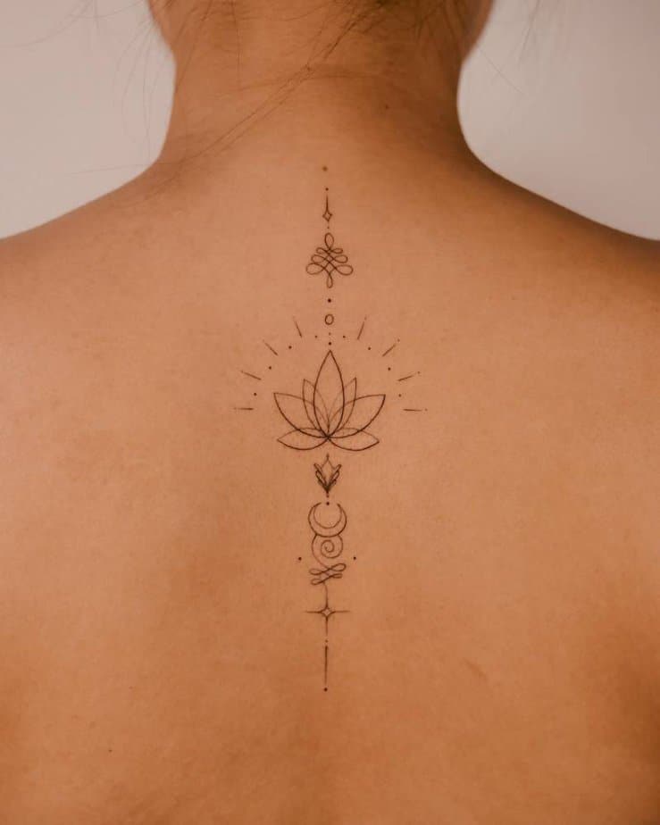 20 Unique Unalome Tattoo Ideas For Your Path To Enlightenment