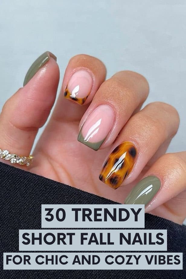 30 Trendy Short Fall Nails For Chic And Cozy Vibes