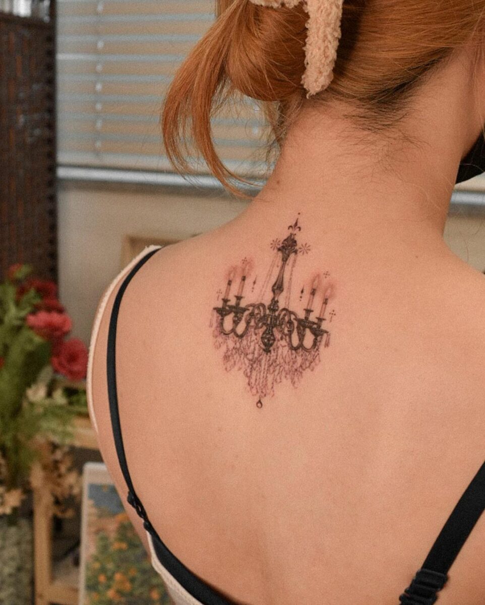20 Stunning Chandelier Tattoo Ideas To Light Up Your Style