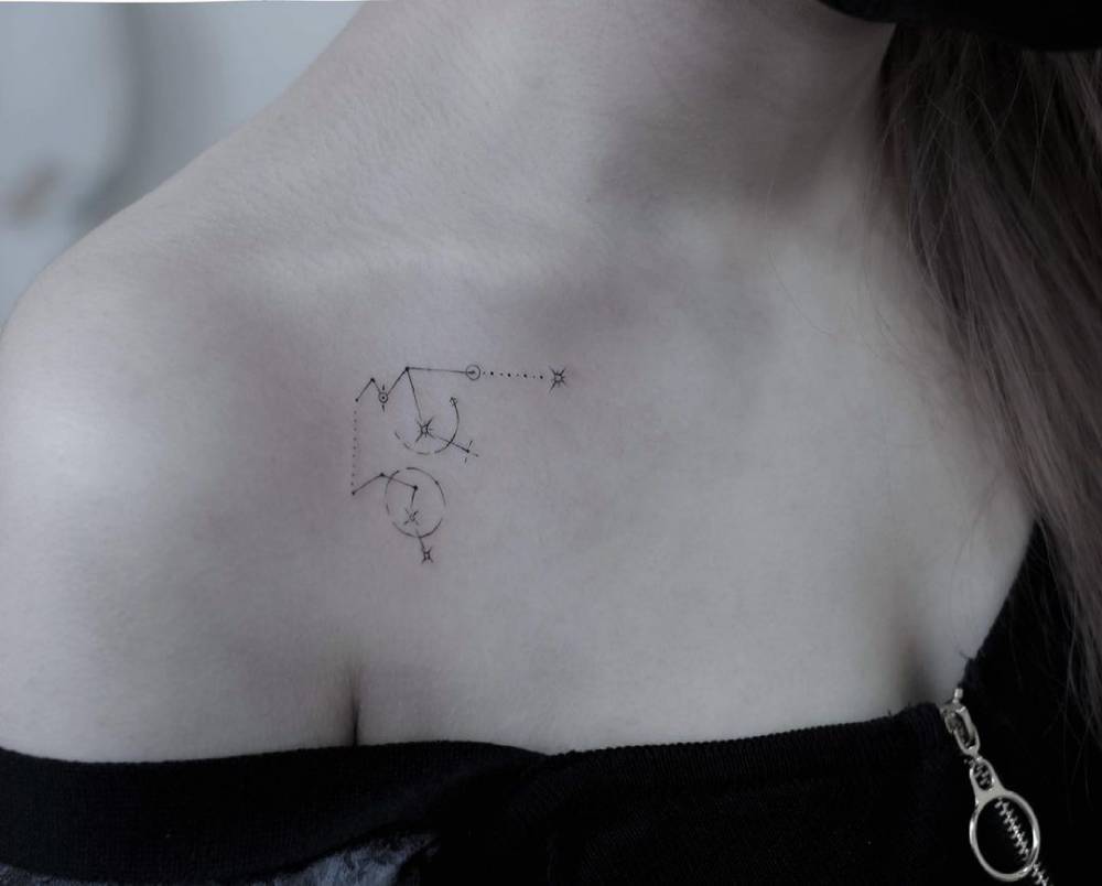 Shoot For The Stars With These 20 Amazing Aquarius Tattoo Ideas