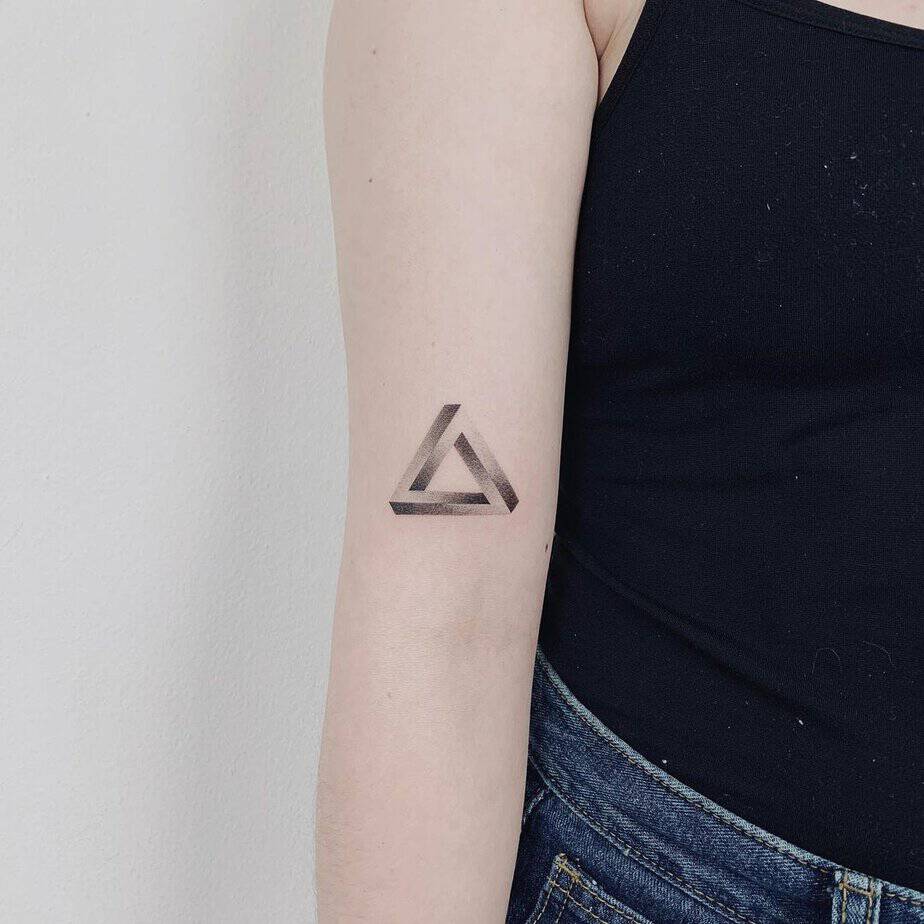 20 Mind-Bending Penrose Triangle Tattoo Ideas That Will Twist Your Mind