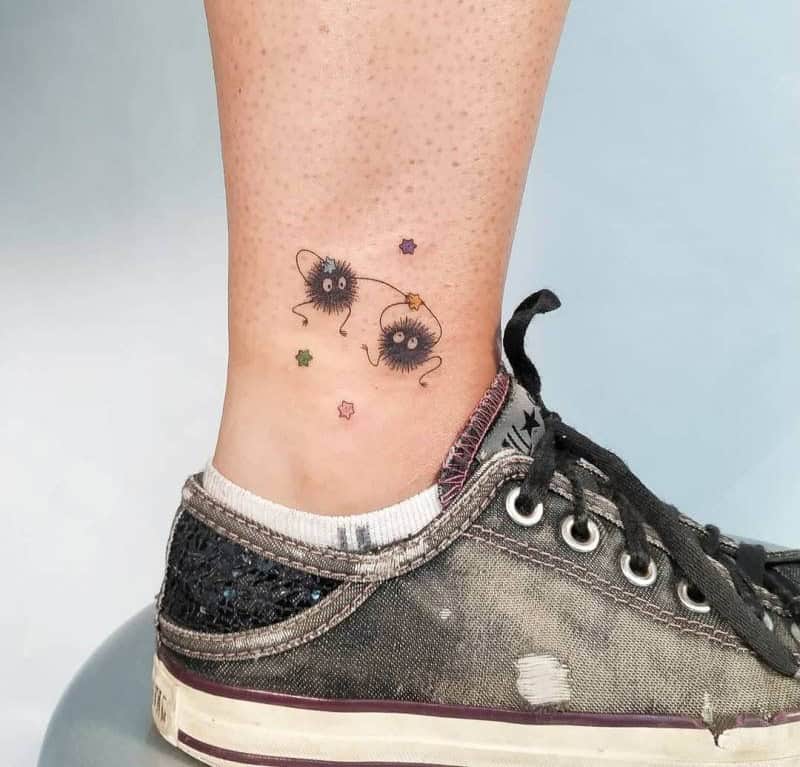 The 20 Cutest Soot Sprite Tattoo Designs For Hardcore Ghibli Fans