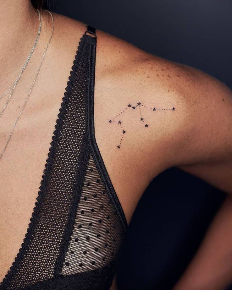 8. Shoulder constellation for the starry eyed Aquarian