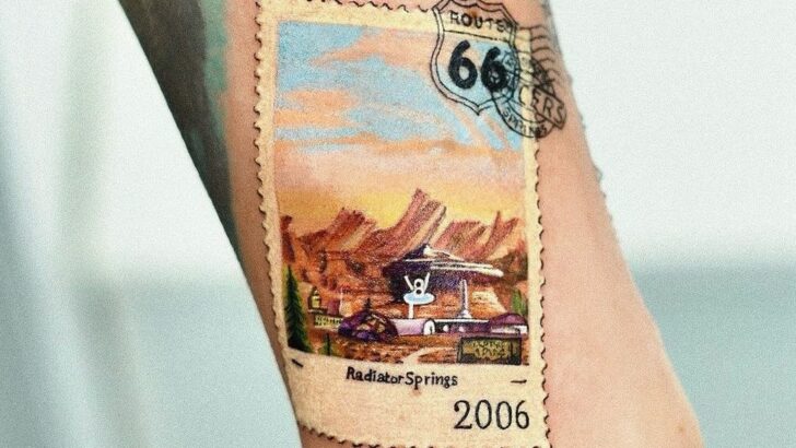 20 Lighthearted Stamp Tattoo Ideas For All The Dreamers Out There