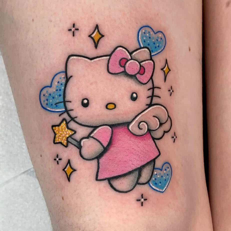 19 Hello Kitty Tattoos That Are Purr-fectly Adorable