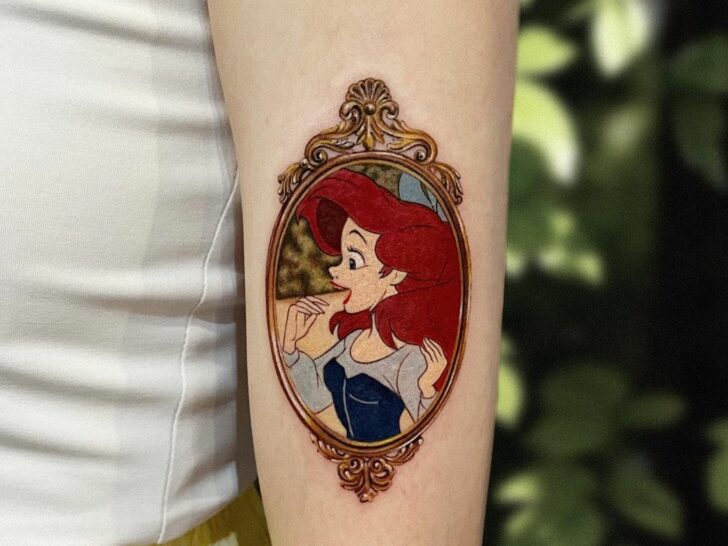 18 Enchanting Little Mermaid Tattoos To Dive Into Your Dreams