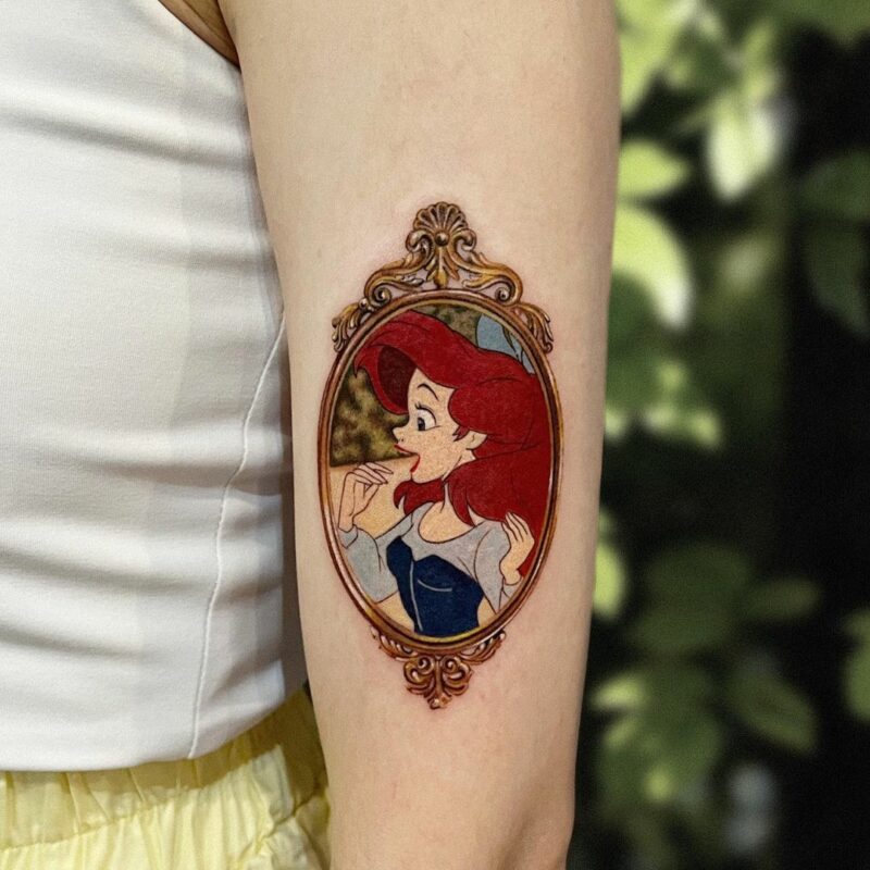 18 Enchanting Little Mermaid Tattoos To Dive Into Your Dreams