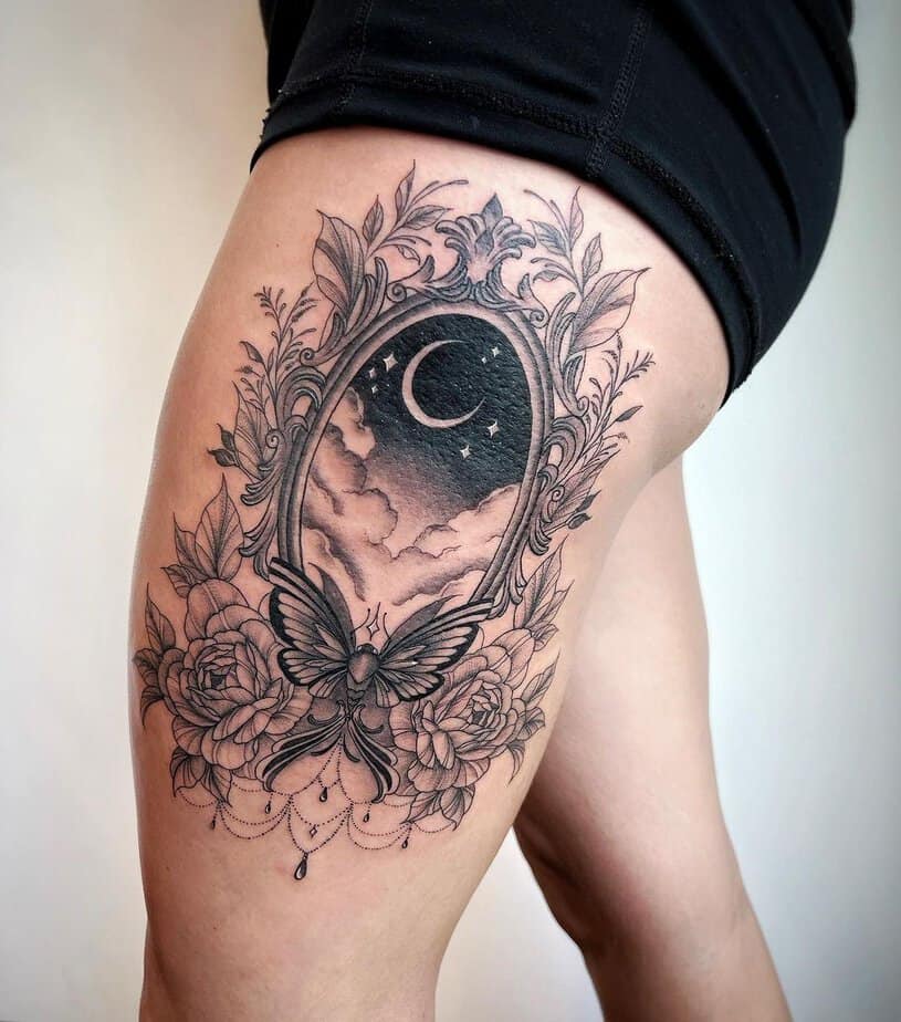 19 Captivating Framed Tattoo Designs for Creative Souls