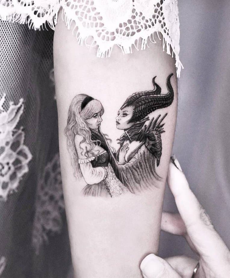 18 Ink-tastic Maleficent Tattoos hat Will Cast A Spell On You