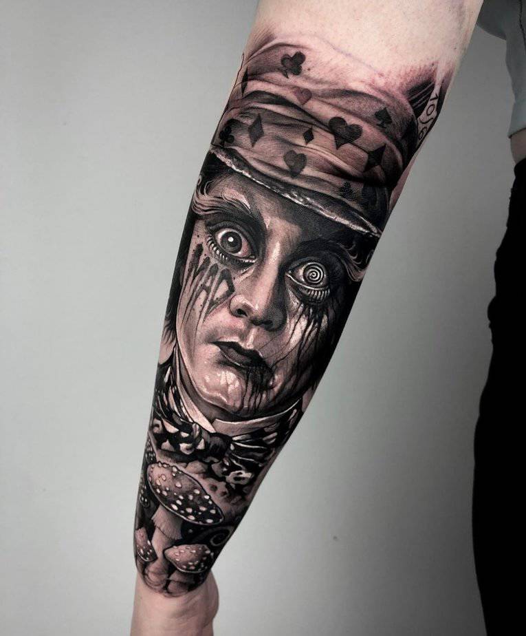 Black and gray tattoo