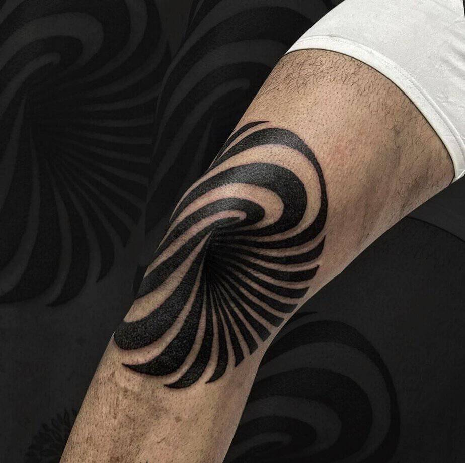 19 Innovative Op Art Tattoos To Get Your Mind Twisted