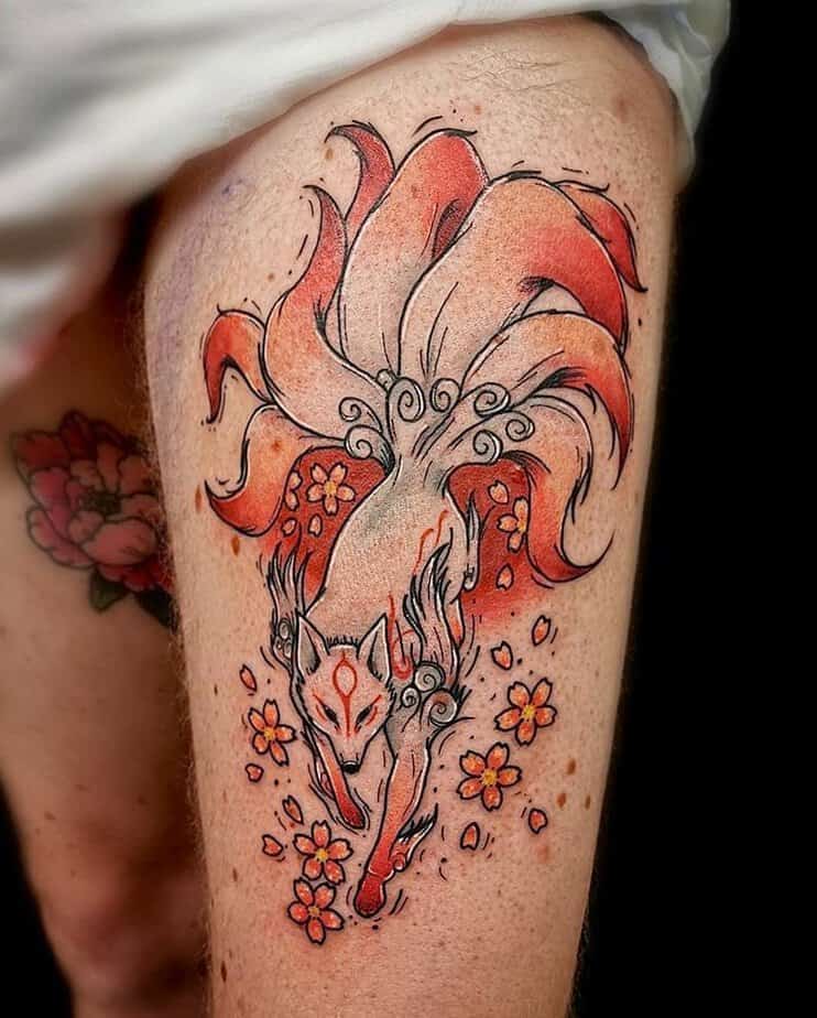 20 Inspiring Okami Tattoos To Light Up Both Your Look And Spirit