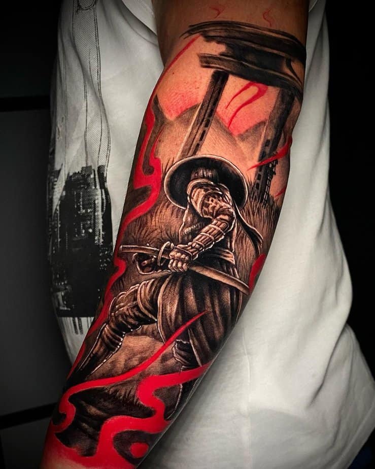 20 Impressive Ronin Tattoo Ideas For The Noble Lone Souls