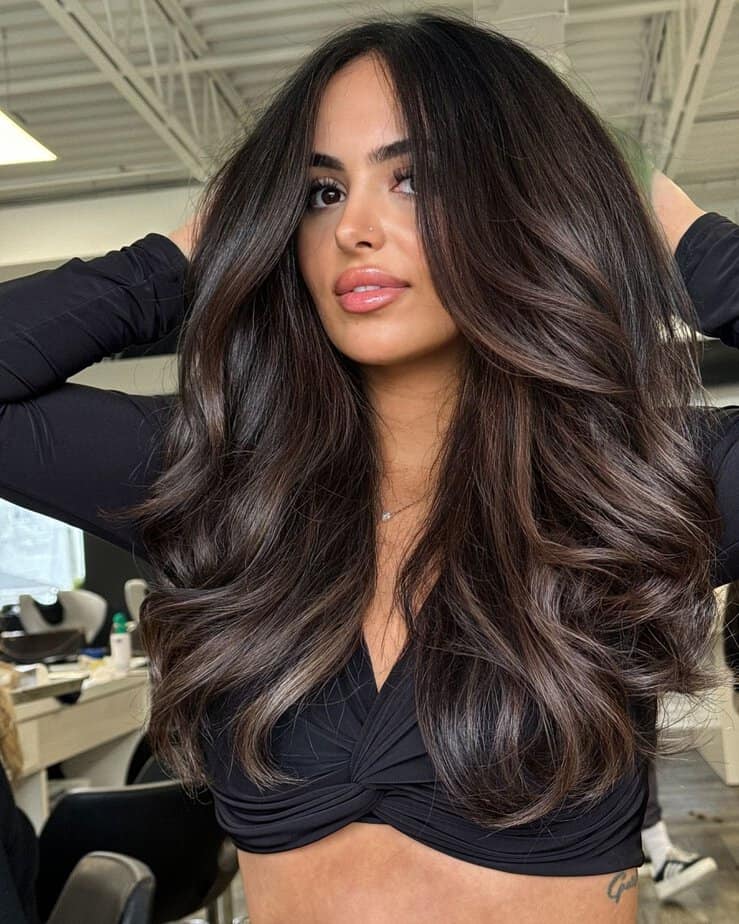 Brown balayage