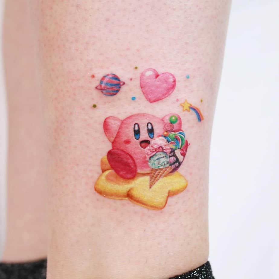 19 Adorable Kirby Tattoo Ideas To Brighten Your Day