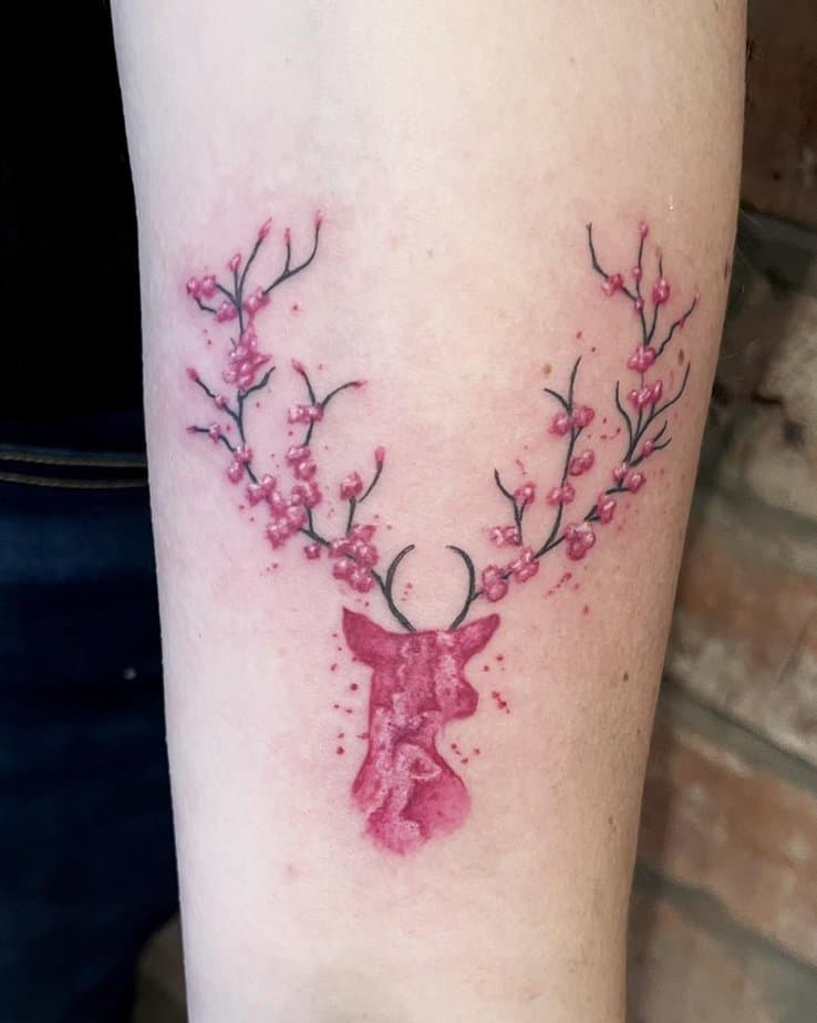 Cherry blossom antlers