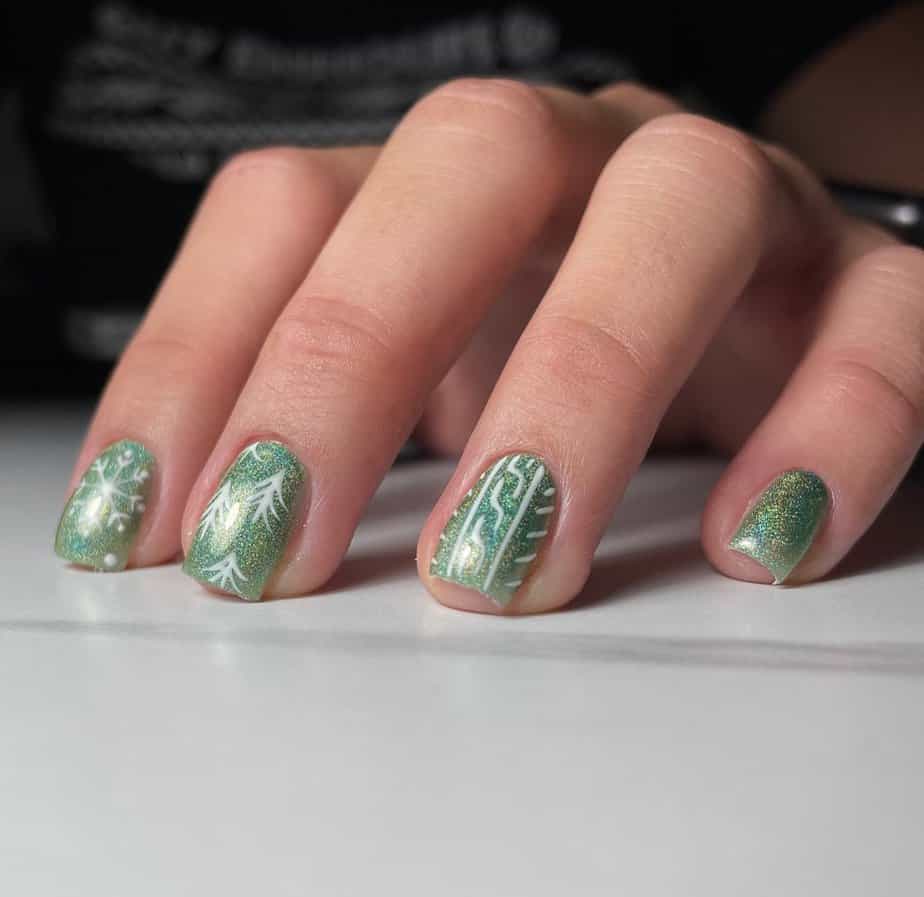 Christmas nail design