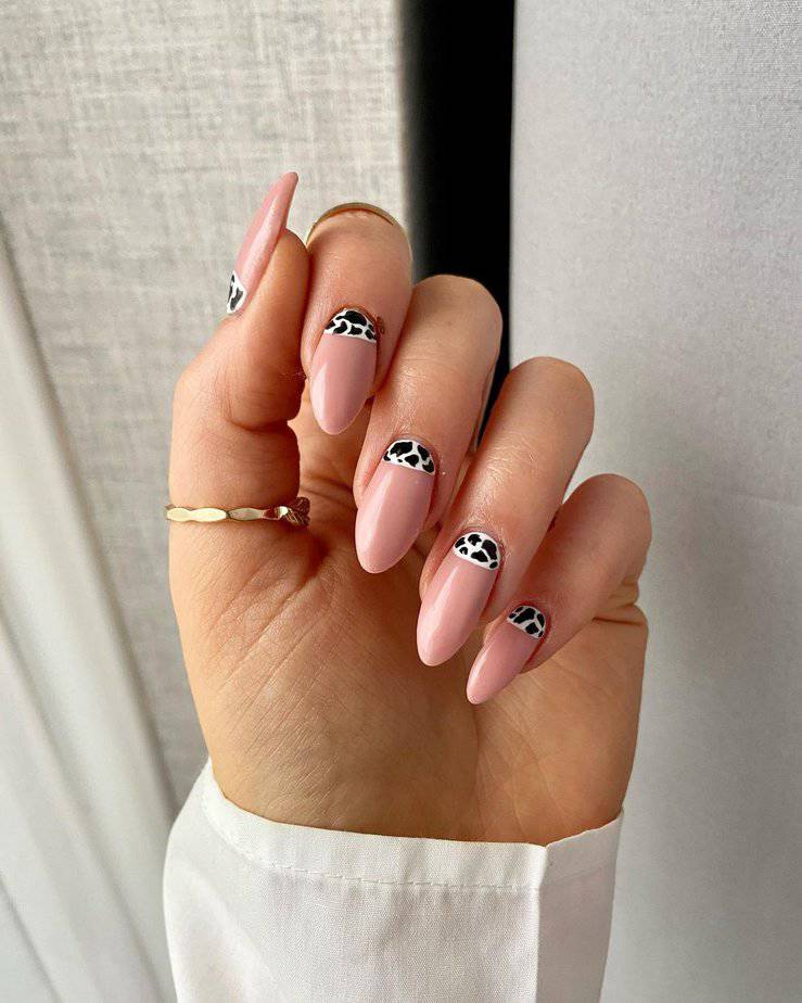 Cow print cuffs