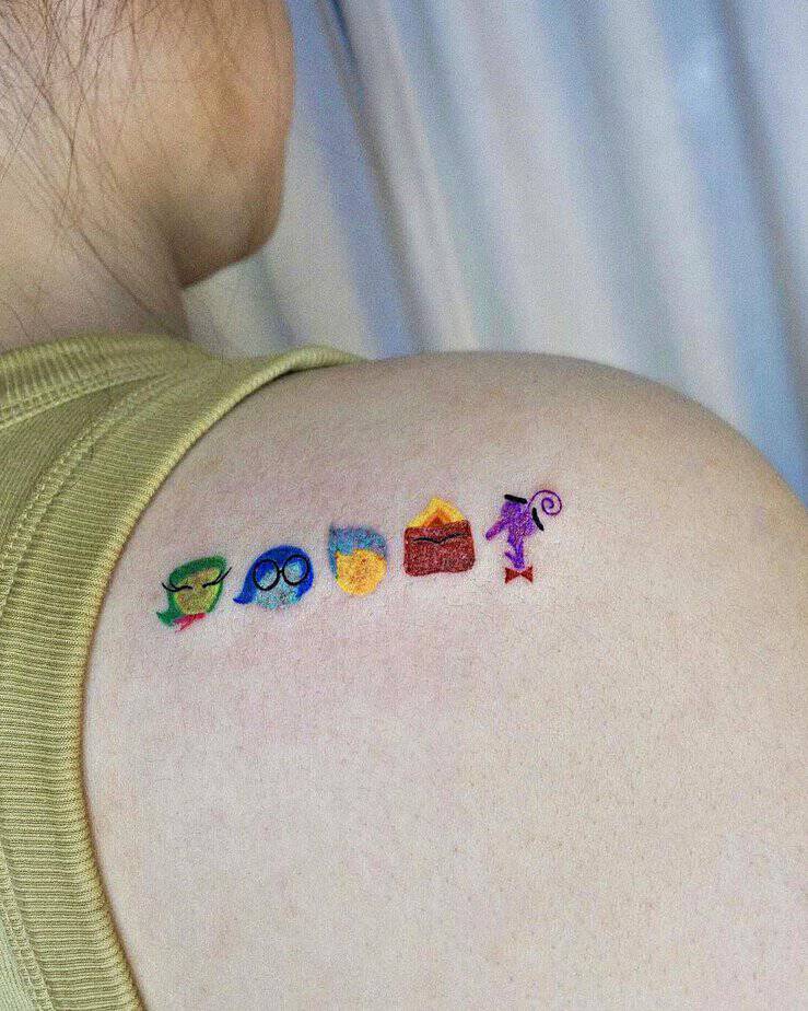 18 Fun Inside Out Tattoos To Show Off Your Feelings, Literally