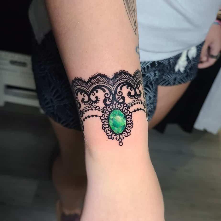 20 Enchanting Emerald Tattoo Ideas To Whisk You Away to Fantasy