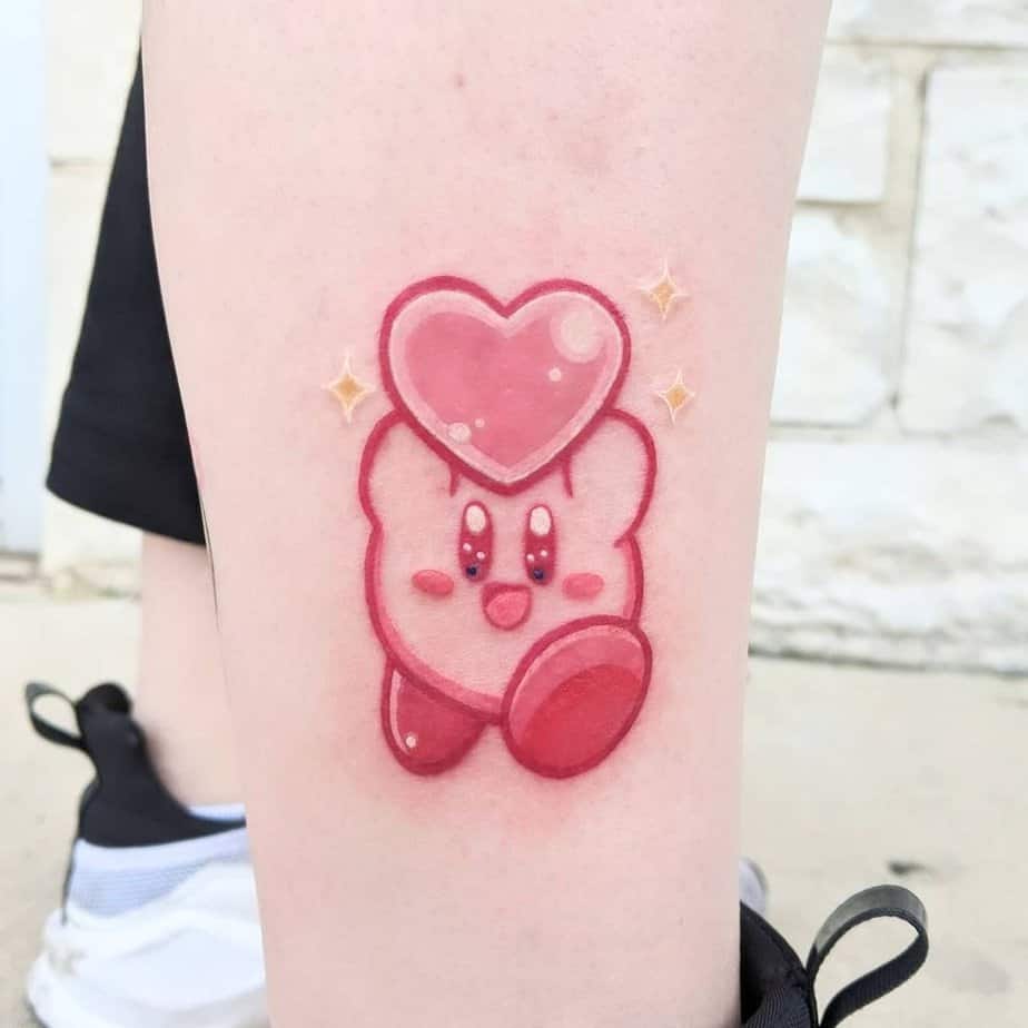 Endearing Kirby tattoo