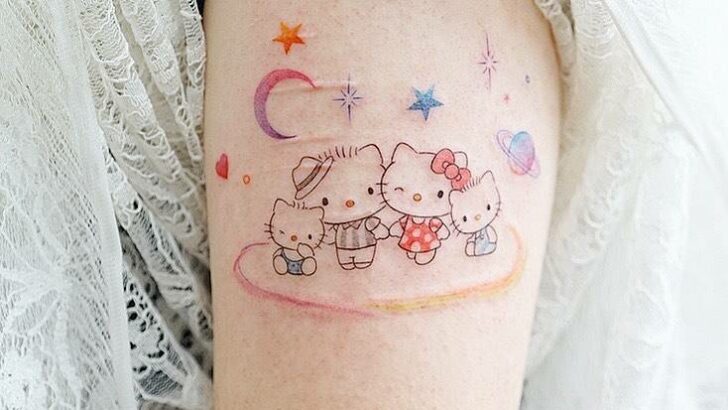 19 Hello Kitty Tattoos That Are Purr-fectly Adorable