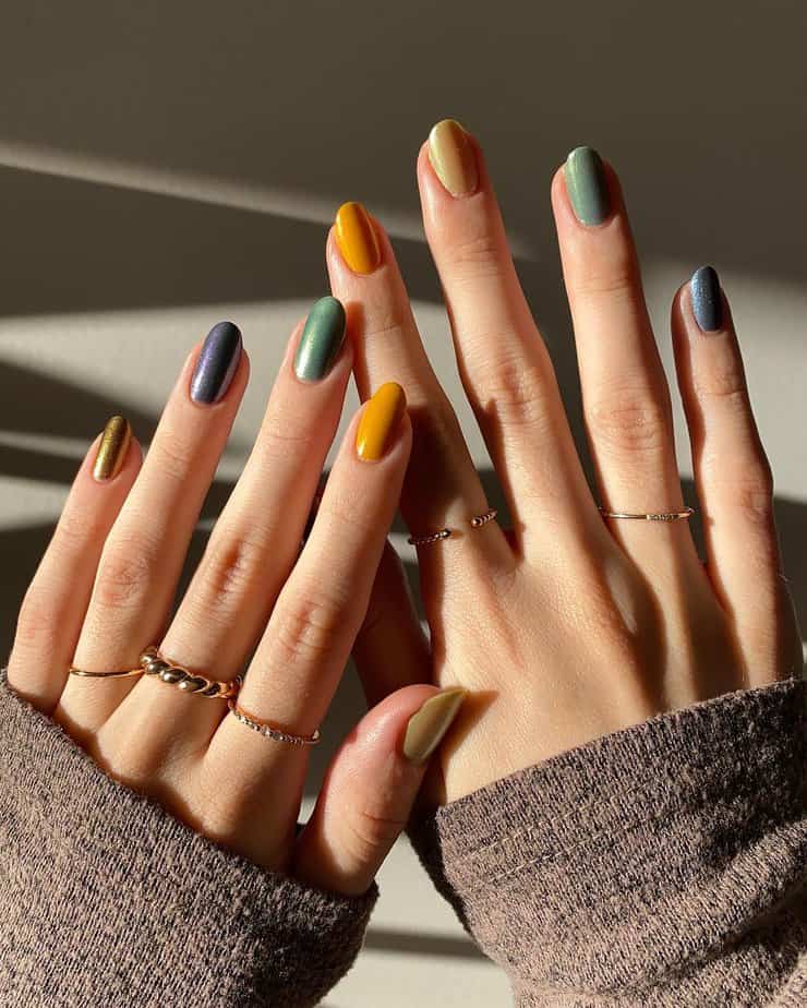 32 Trendy November Nails To Keep Fall-ing In Love With