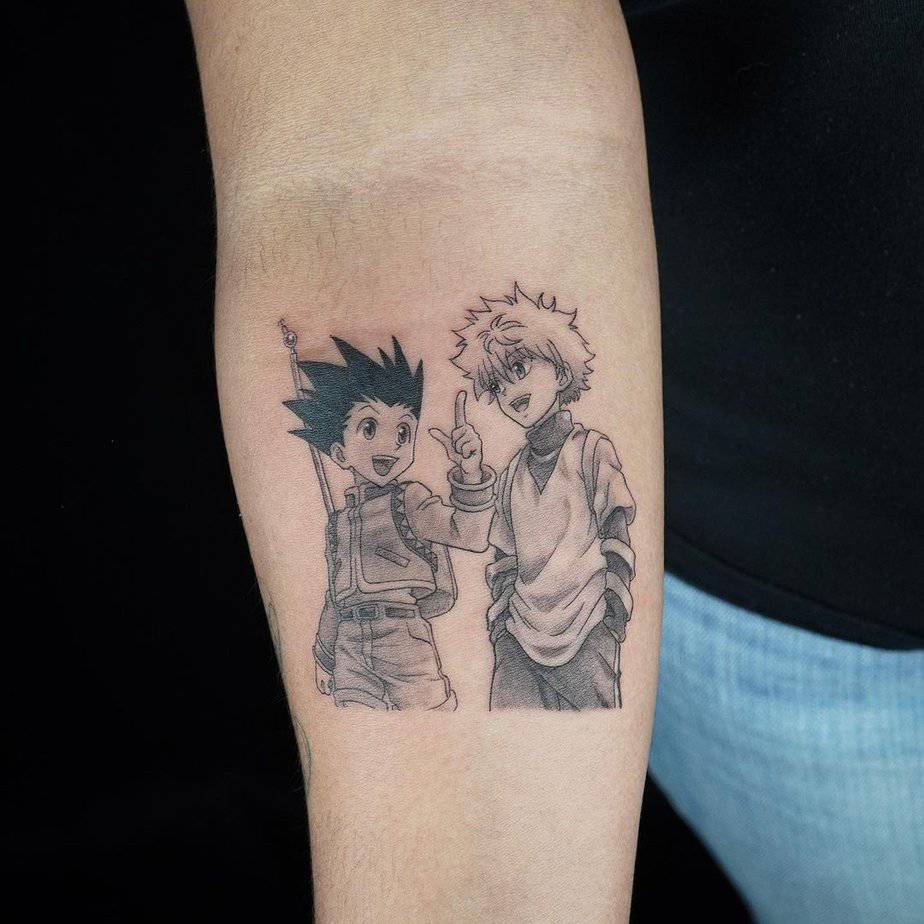 Gon and Killua tattoo