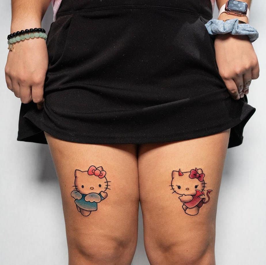 19 Hello Kitty Tattoos That Are Purr-fectly Adorable