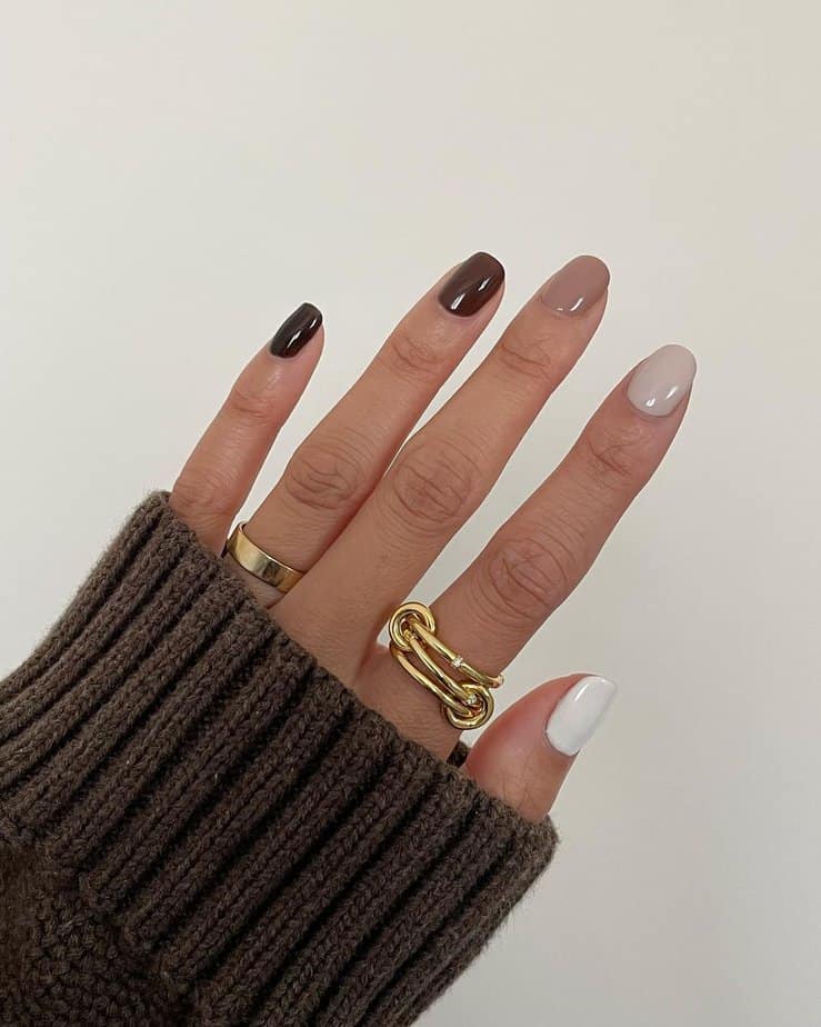 30 Trendy Short Fall Nails For Chic And Cozy Vibes