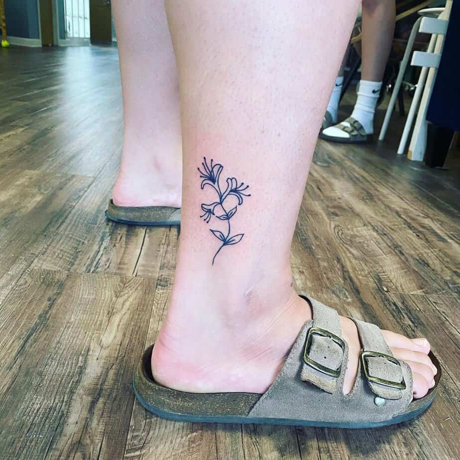 20 Beautiful Honeysuckle Tattoo Ideas And Their Hidden Meanings