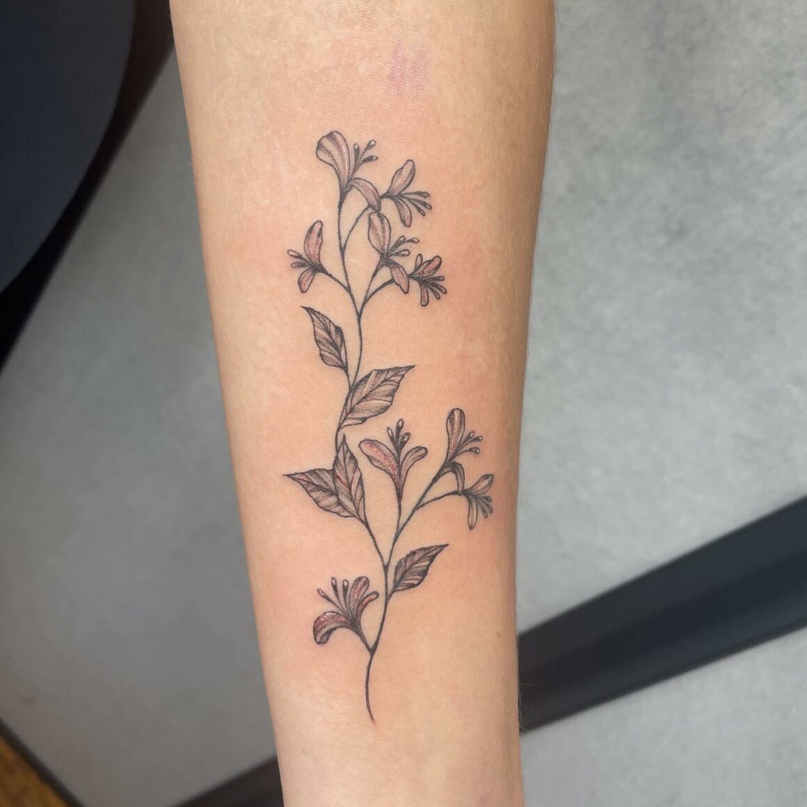 20 Beautiful Honeysuckle Tattoo Ideas And Their Hidden Meanings