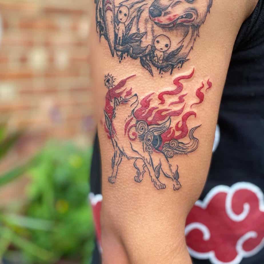 20 Inspiring Okami Tattoos To Light Up Both Your Look And Spirit