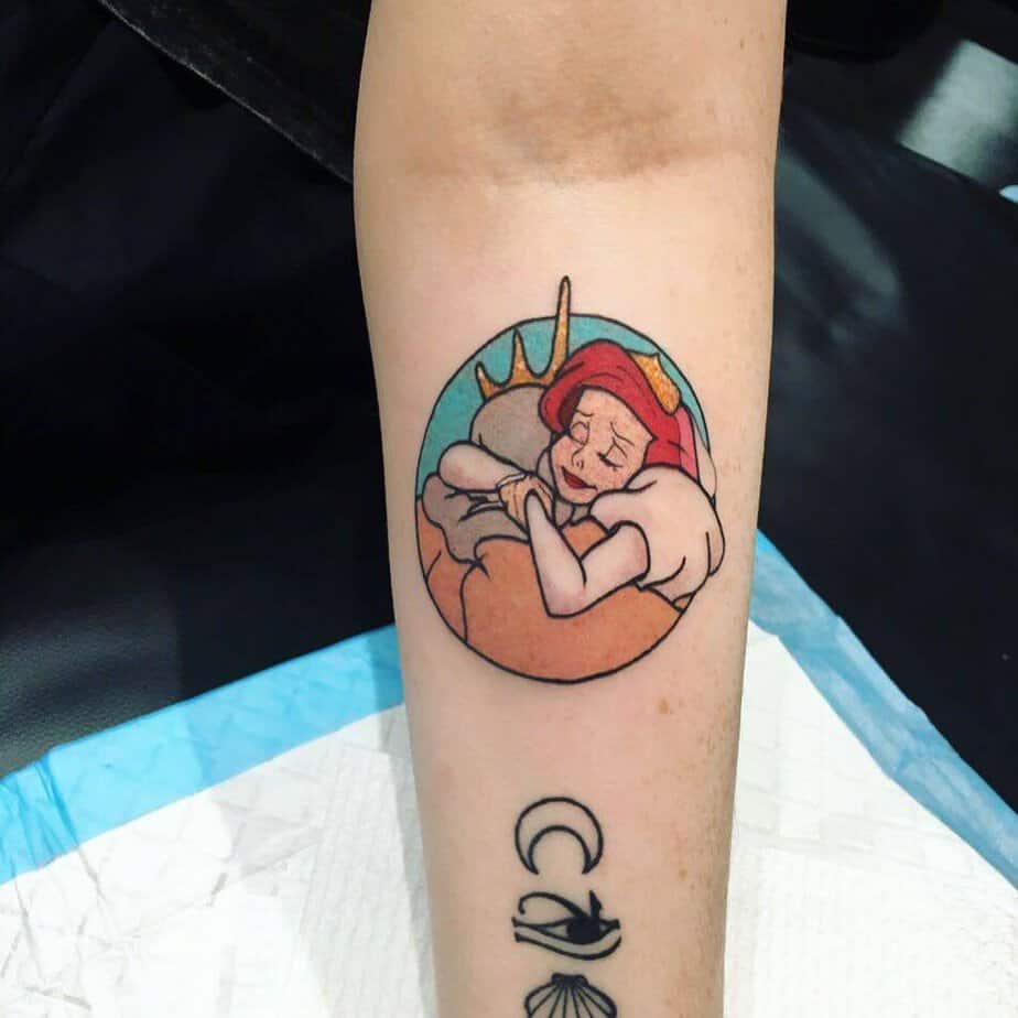 18 Enchanting Little Mermaid Tattoos To Dive Into Your Dreams