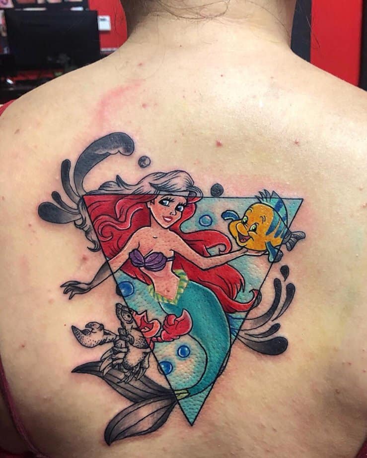 18 Enchanting Little Mermaid Tattoos To Dive Into Your Dreams